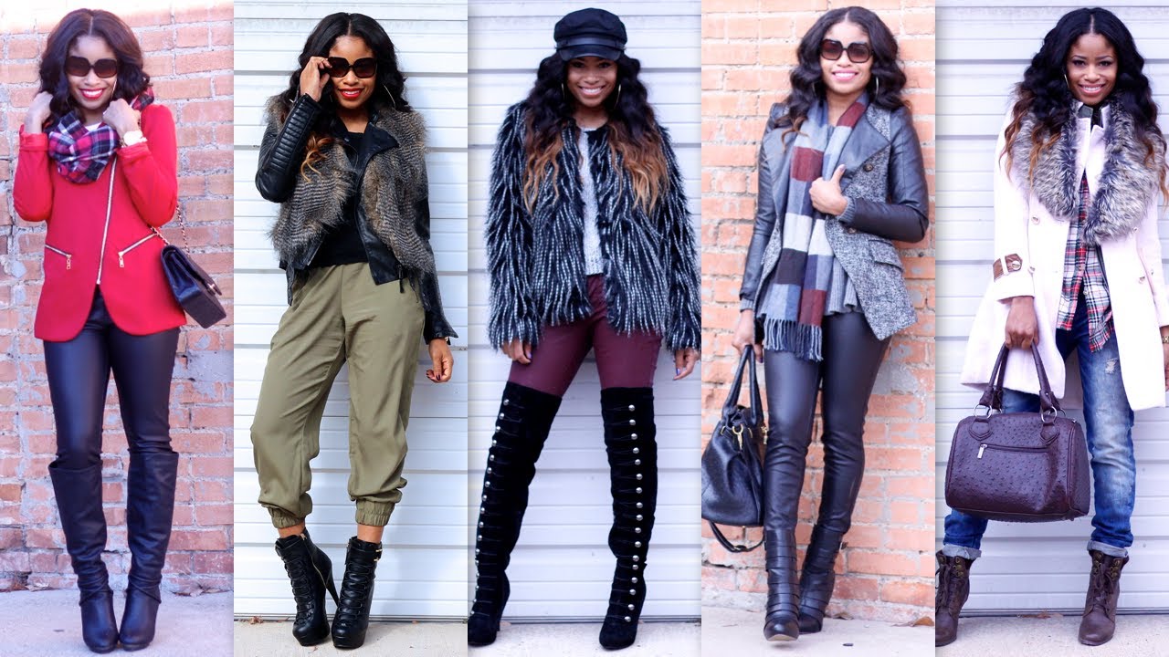 winter trending outfits